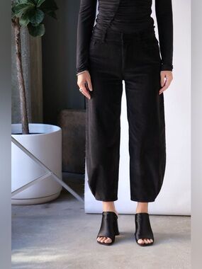 Tibi Stretch Velveteen Brancusi Pant